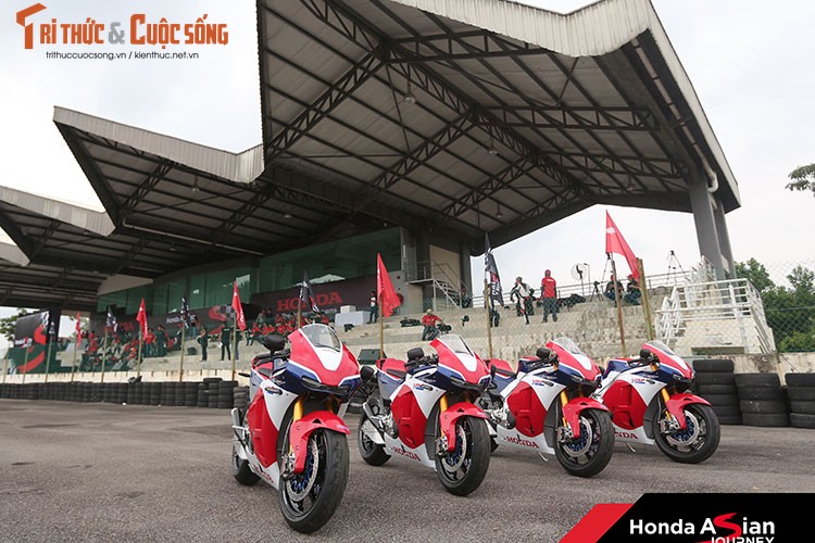Cam lai moto Honda tai Honda Asian Journey 2017